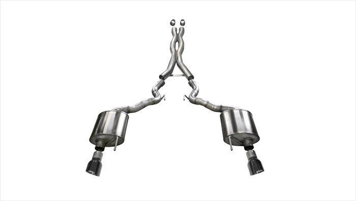Corsa [OPEN BOX ITEM] Sport / 2.75 in Cat-Back 4.5 in Single Tips | 2015-2017 Mustang GT 5.0L V8 Convertible (14341)