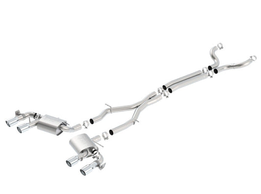 FR SPORT Borla 2017+ Chevy Camaro ZL1 6.2L S-Type Catback Exhaust w/ Dual Split Rear Exit 140726...