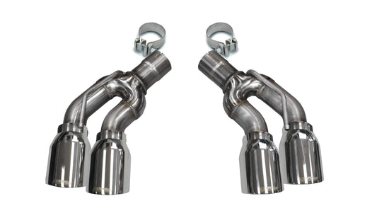Corsa Replacement / 4.0 in Twin Tip Kit | 2016-2019 CTS-V 6.2L CORSA Systems (14359)