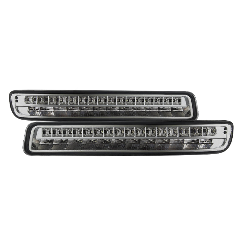 SPYDER xTune 99-06 GMC Sierra (Excl Denali) Full LED Bumper Lights - Chrome (CBL-GSI99-LED-C) 9029318