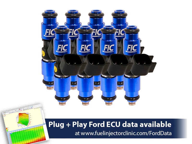797 Performance, LLC 1440cc FIC Fuel Injector Clinic Injector Set for Mustang GT (2005+)/GT350...