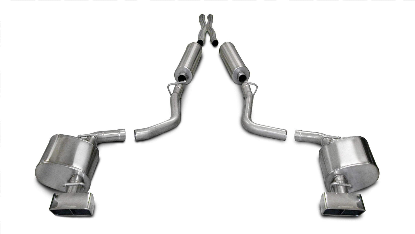 Corsa Xtreme / 2.5 in Cat-Back GTX Tips | 2009-2010 Challenger RT 5.7L Manual (14437)