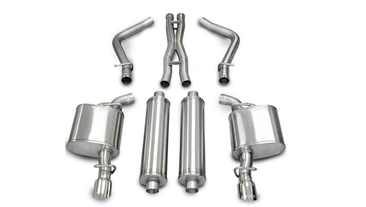 Corsa Xtreme / 2.5 in Cat-Back Single 3.5 in Tips | 05-10 Charger Magnum Chrysler 300 5.7L (14439)