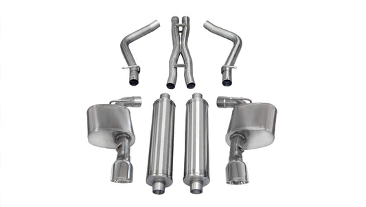 Corsa Xtreme / 2.75 in Cat-Back Single 4.5 in Tips | 2012-2014 Charger, 300 6.4L (14464)