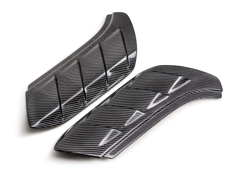 Ford Racing 22-24 Bronco Raptor 2x2 Twill Carbon Fiber Fender Vent Set- Gloss M-16026-BG
