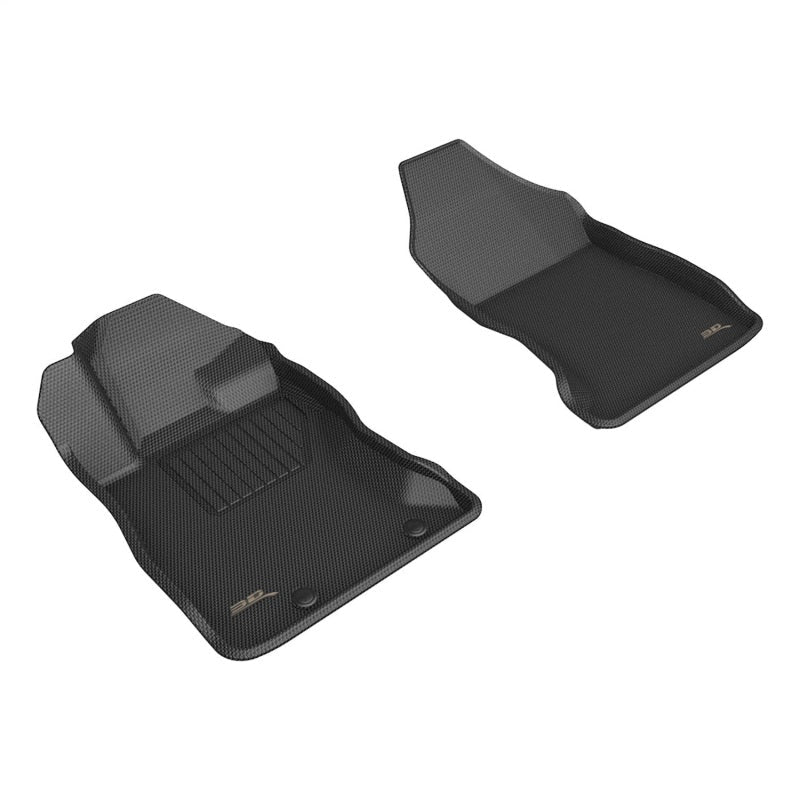 3D MAXpider 3D MAXider 22-23 Subaru WRX Kagu Black Floor Mats - Row 1 L1SB03611509