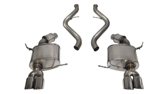 Corsa Sport / 2.5 in Axle-Back 3.0 in Twin Tips | 2008-2012 BMW M3 E90 (14569)