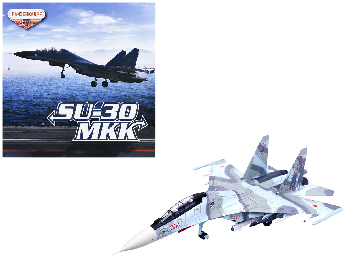 Rapid Vehicles Sukhoi Su-30MKK Flanker-G Fighter Aircraft #504 "Russian Air Force" "Wing" Series...
