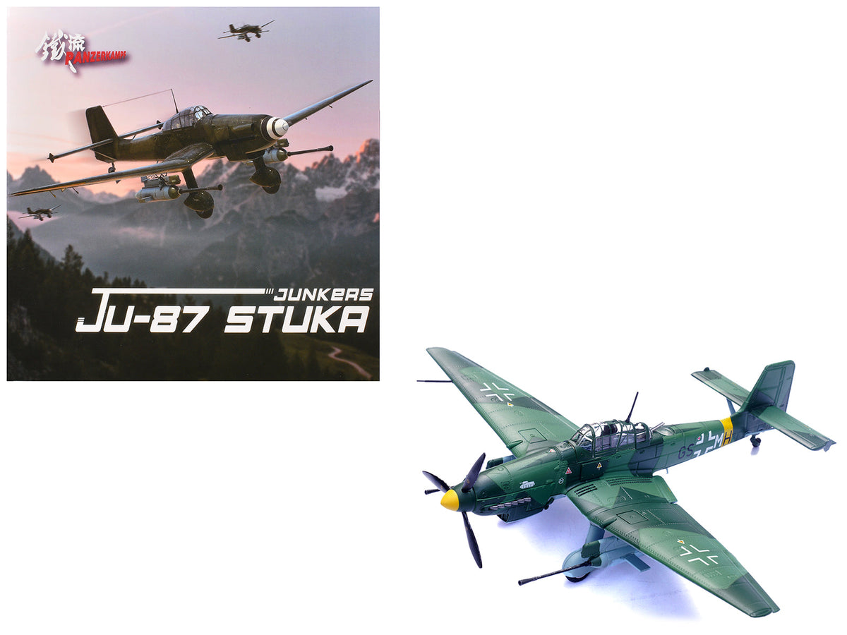 Rapid Vehicles Junkers Ju 87G1 Stuka Bomber Aircraft "10.(Pz)/SG 2 Immelmann GS+MH Dubno Ukraine"...