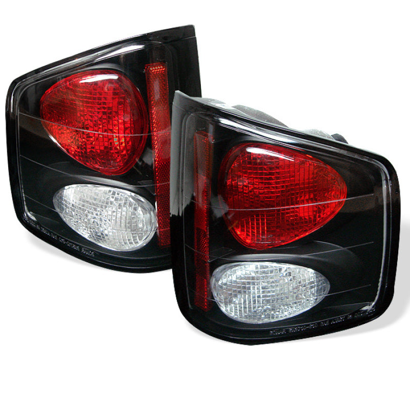 FR SPORT Spyder Chevy S10 94-04/GMC Sonoma 94-04/Isuzu Hombre 96-00 Euro Tail Lights Blk...