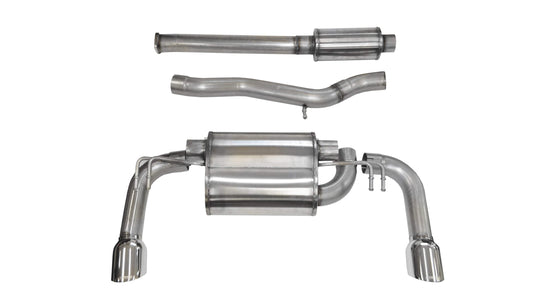 Corsa Sport / 3.0 in Cat-Back 4.5 in Tips | 2008-2015 Mitsubishi Lancer Evo X (14858)