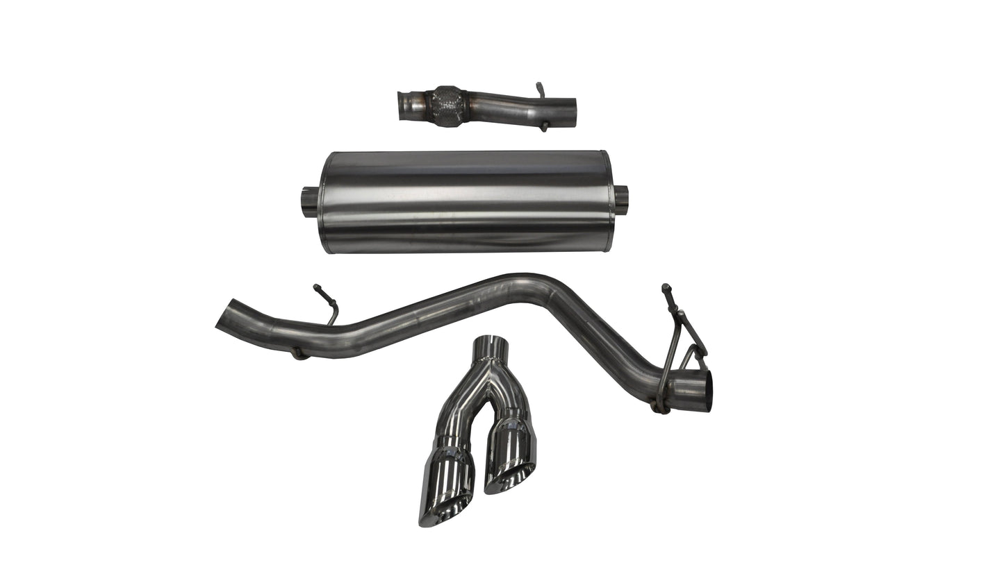 Corsa Sport / 3.0 in Cat-Back SSE 4.0 in Twin Tips | 14-19c Silverado Sierra 5.3L 119WB (14871)