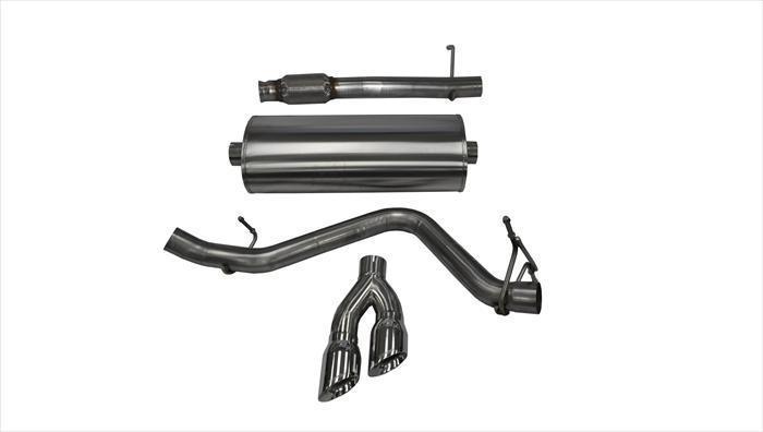 Corsa [OBSOLETE] Sport / 3.0 in Cat-Back SSE 4.0 in Twin Tips | 14-19c Silverado Sierra 5.3L 133WB (14872)