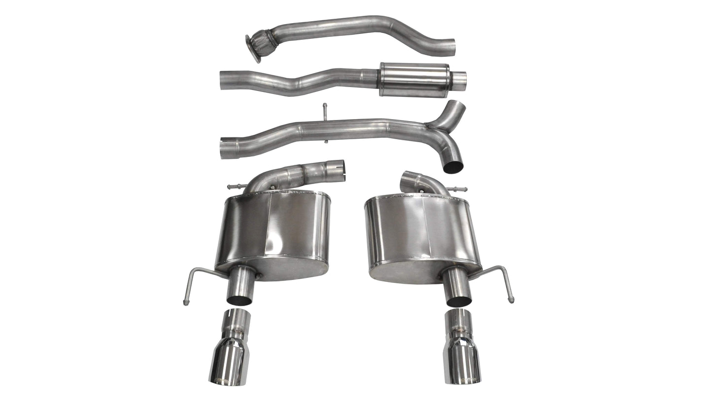 Corsa Sport / 3.0 in Cat-Back 4.0 in Tips | 2013-2019 ATS 2.0L Turbo Auto (14888)