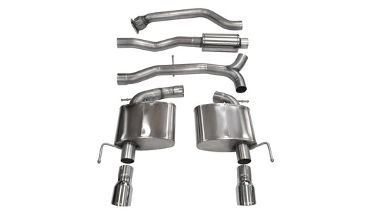 Corsa Sport / 3.0 in Cat-Back 4.0 in Tips | 2013-2019 ATS 2.0L Turbo Auto (14888)