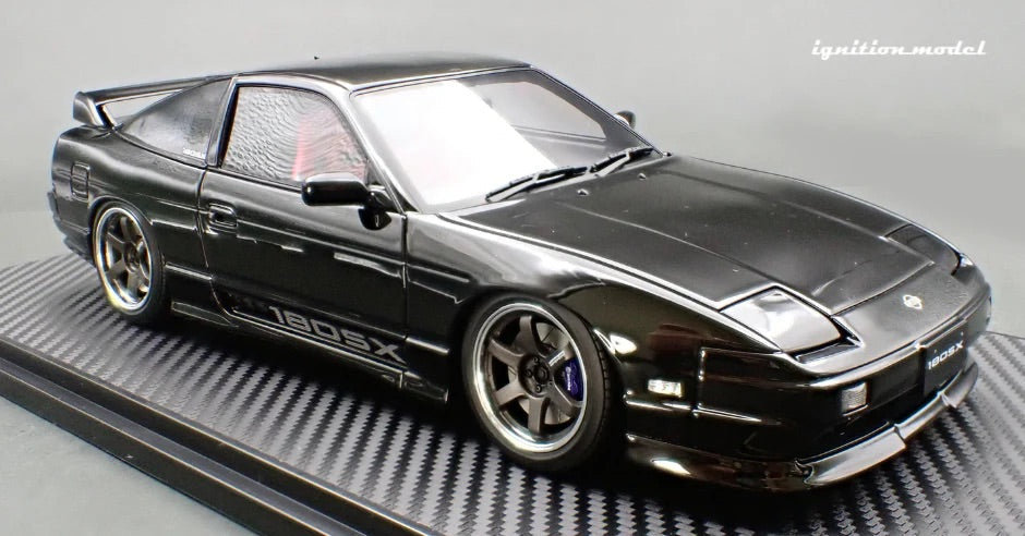 Ignition-Model Nissan 180SX Type X RPS13 Black 1:18