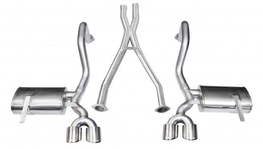 Corsa Xtreme / 2.5 in Cat-Back 4.0 in Twin Tips | 1997-2004 Corvette C5 (14962)