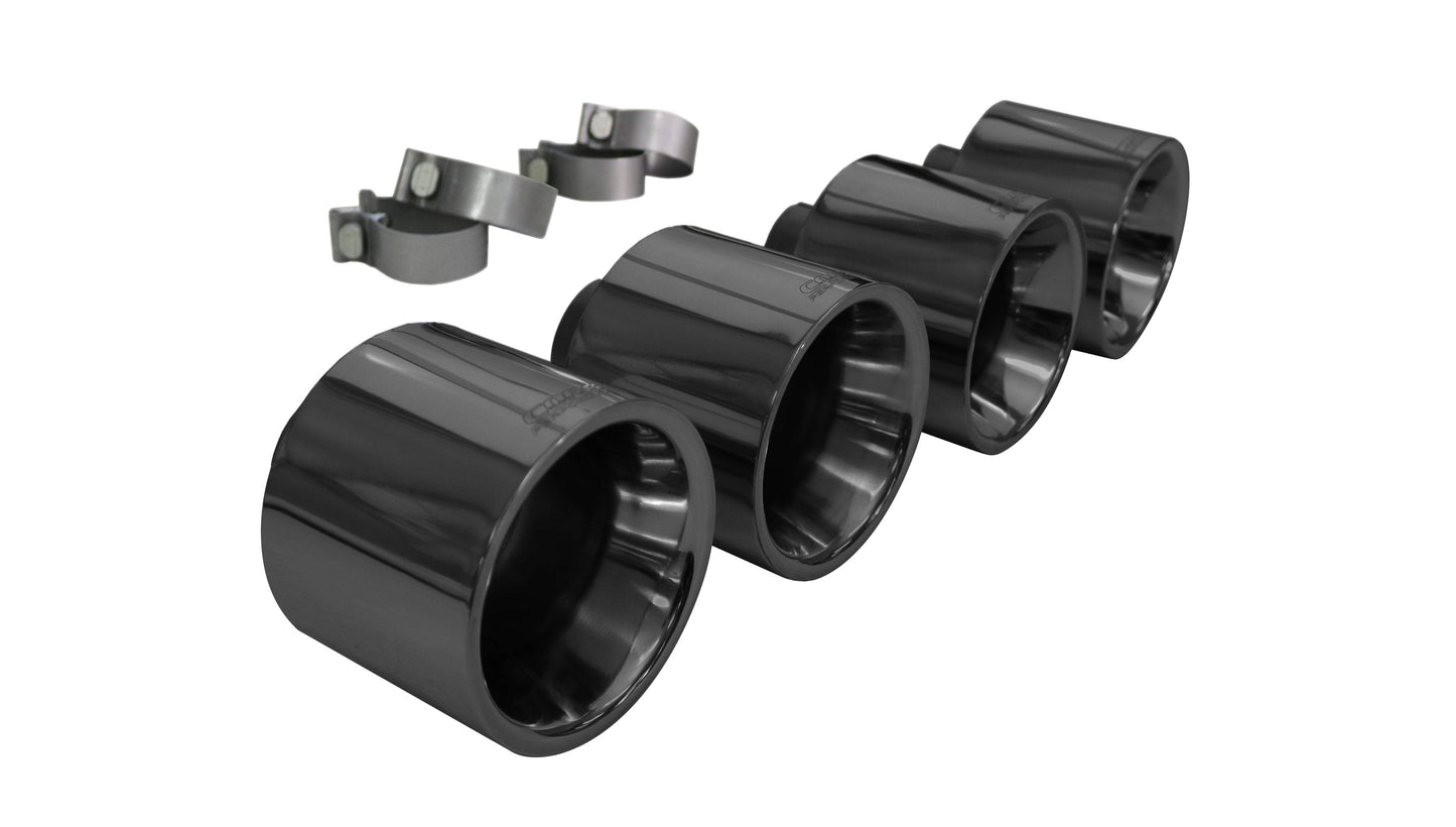 Corsa [Open Box] Twin 5.0 IN Dual Wall Titanium Tip Kit | 2009-2019 Nissan GT-R (Fits to CORSA and Stock)