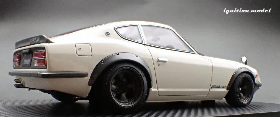 Ignition-Model Nissan Fairlady 240ZG HS30 White 1:18