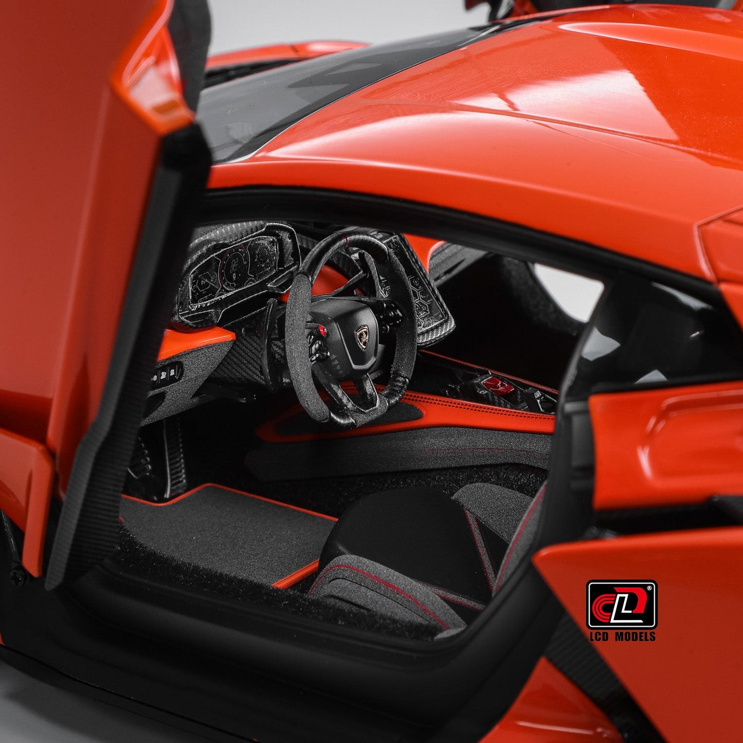 LCD 2024 Lamborghini Revuelto Orange 1:18