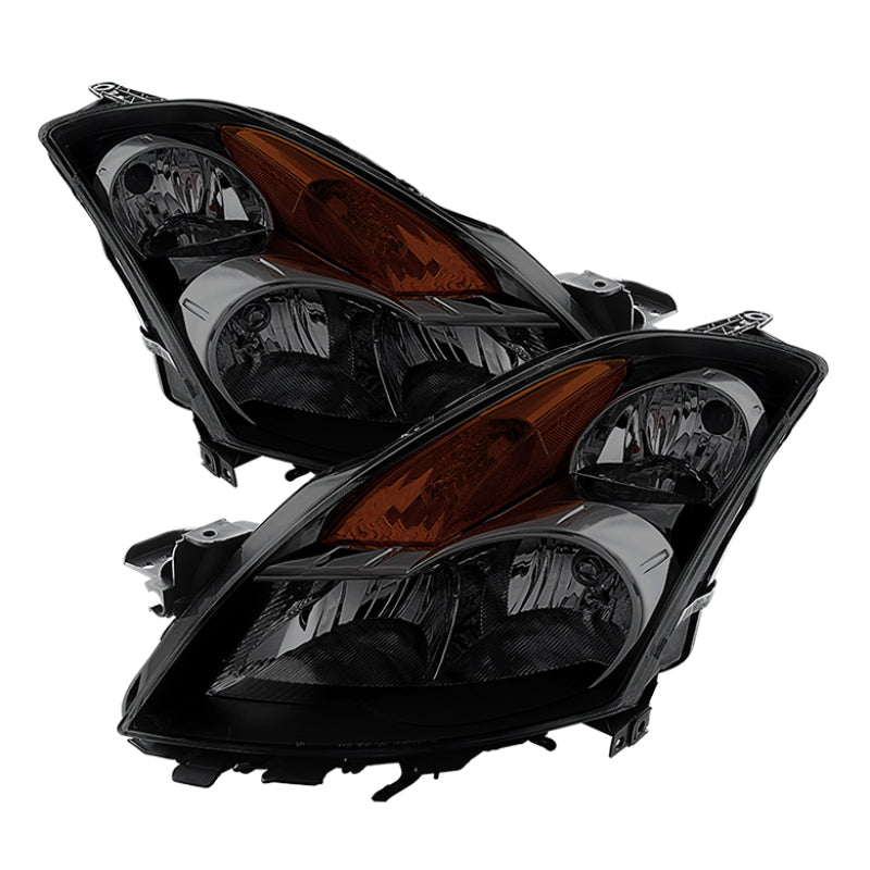 FR SPORT SPYDER Xtune Nissan Altima 07-09 Sedan OEM Style Headlights Halogen Only Black Smoked...