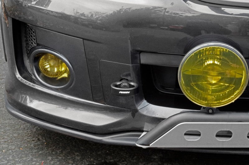 PERRIN [08-14 WRX/STI] Tow Hook Kit Front Flat - Black | PSP-BDY-231BK