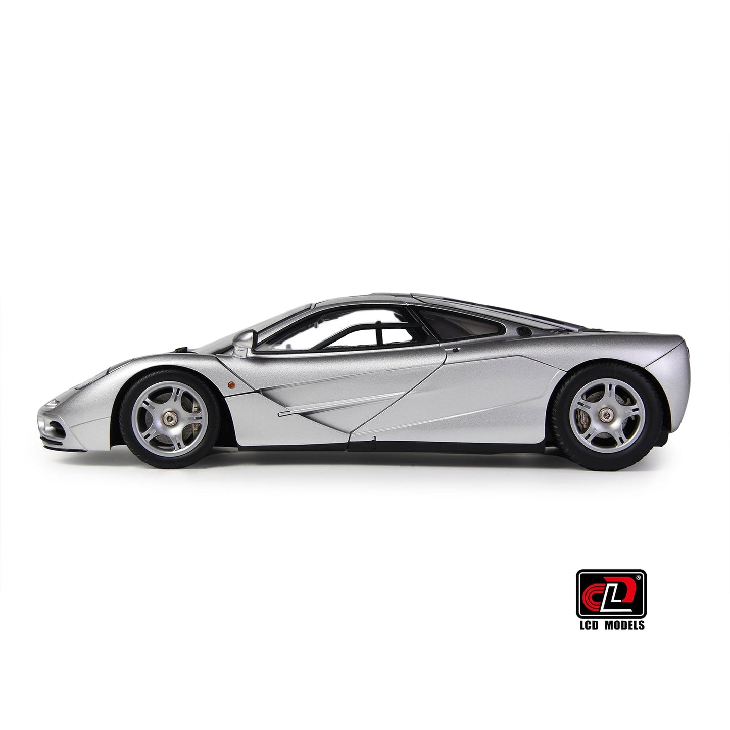 LCD 1993 Mclaren F1 XP5 Silver Metallic 1:18