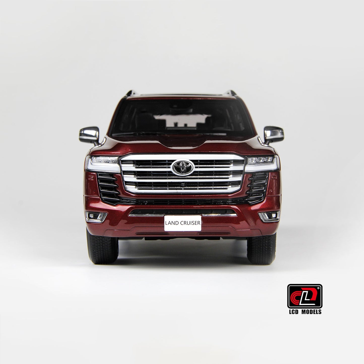 LCD Toyota Land Cruiser 300-ZX Dark Red 1:18