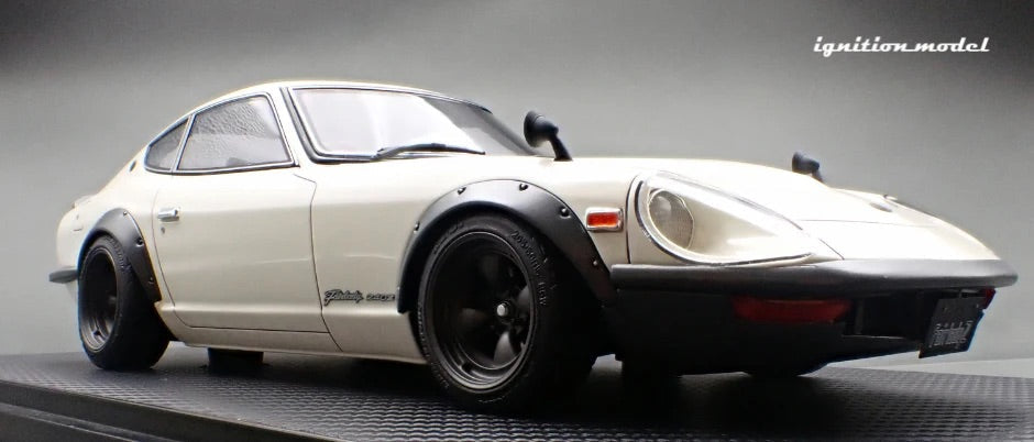 Ignition-Model Nissan Fairlady 240ZG HS30 White 1:18