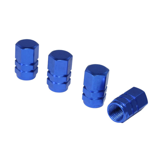 FR SPORT SPYDER Xtune Tires Valve Stem Cap 4pcs Blue ACC-VC01-BL 9933387