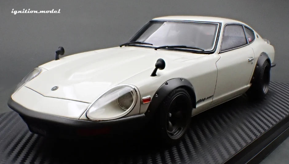 Ignition-Model Nissan Fairlady 240ZG HS30 White 1:18