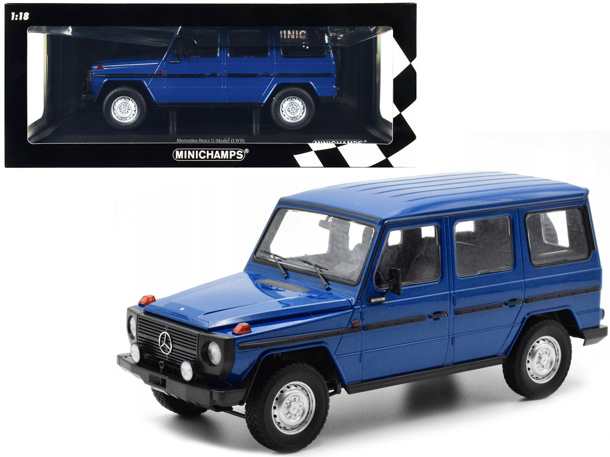 Rapid Vehicles 1980 Mercedes-Benz G-Model (LWB) Dark Blue with Black Stripes Limited Edition to...
