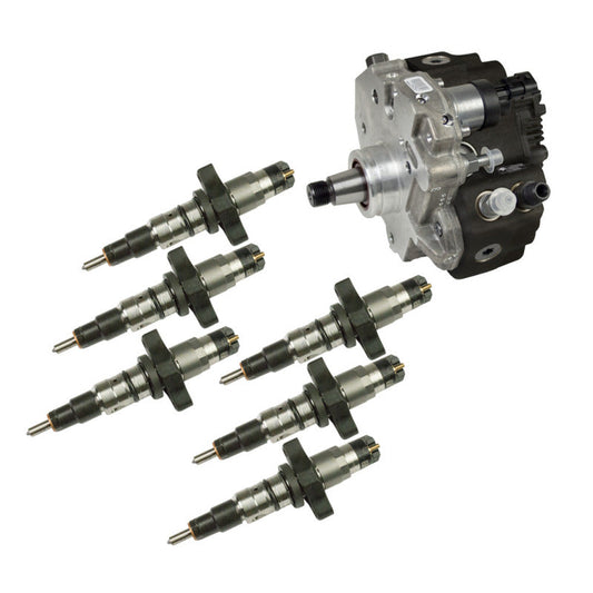BD Diesel 03-04 Dodge 5.9L Cummins Stage 1 Performance CR Pump & Injectors Package 1051500