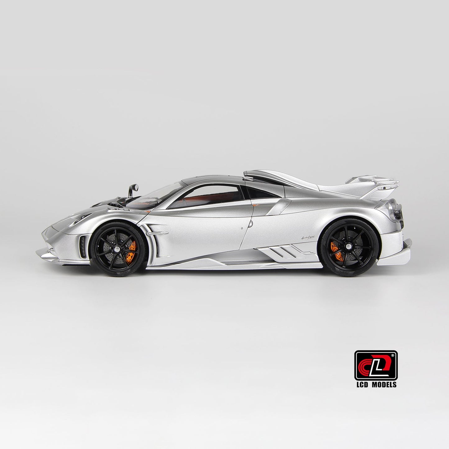 LCD 2020 Pagani Imola Silver w/ Black Wheels 1:18