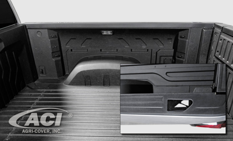 Access LOMAX Folding Hard Cover 19+ Chevy/GMC Full Size 1500 5ft 8in (w/ CarbonPro) Black Urethane B3020109