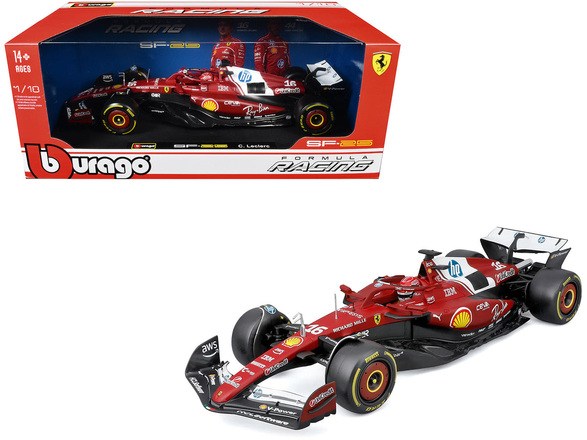 Rapid Vehicles Ferrari SF-25 #16 Charles Leclerc Formula One F1 World Championship (2025)...