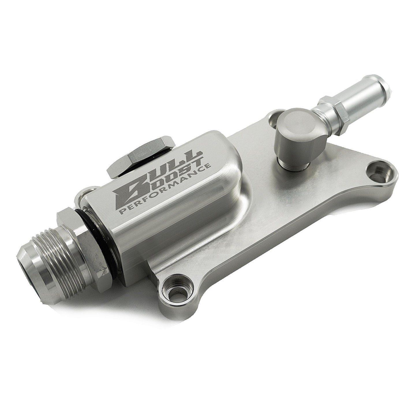 16AN K Series Upper Coolant Housing W Straight Elbow Hose Fitting For K20Z3 K24
