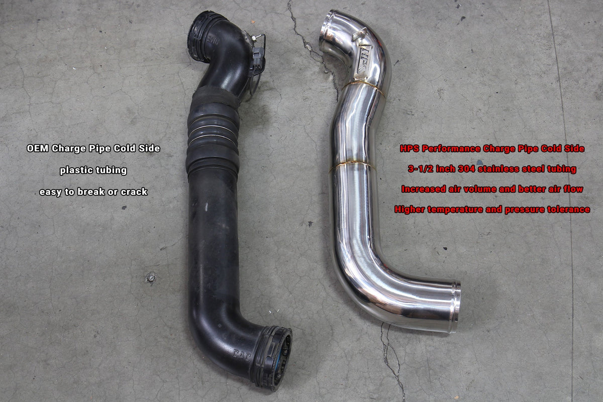 FR SPORT HPS Intercooler Charge Pipe GMC 2011-2016 Sierra 3500 HD 6.6L Duramax Diesel Turbo LML -...
