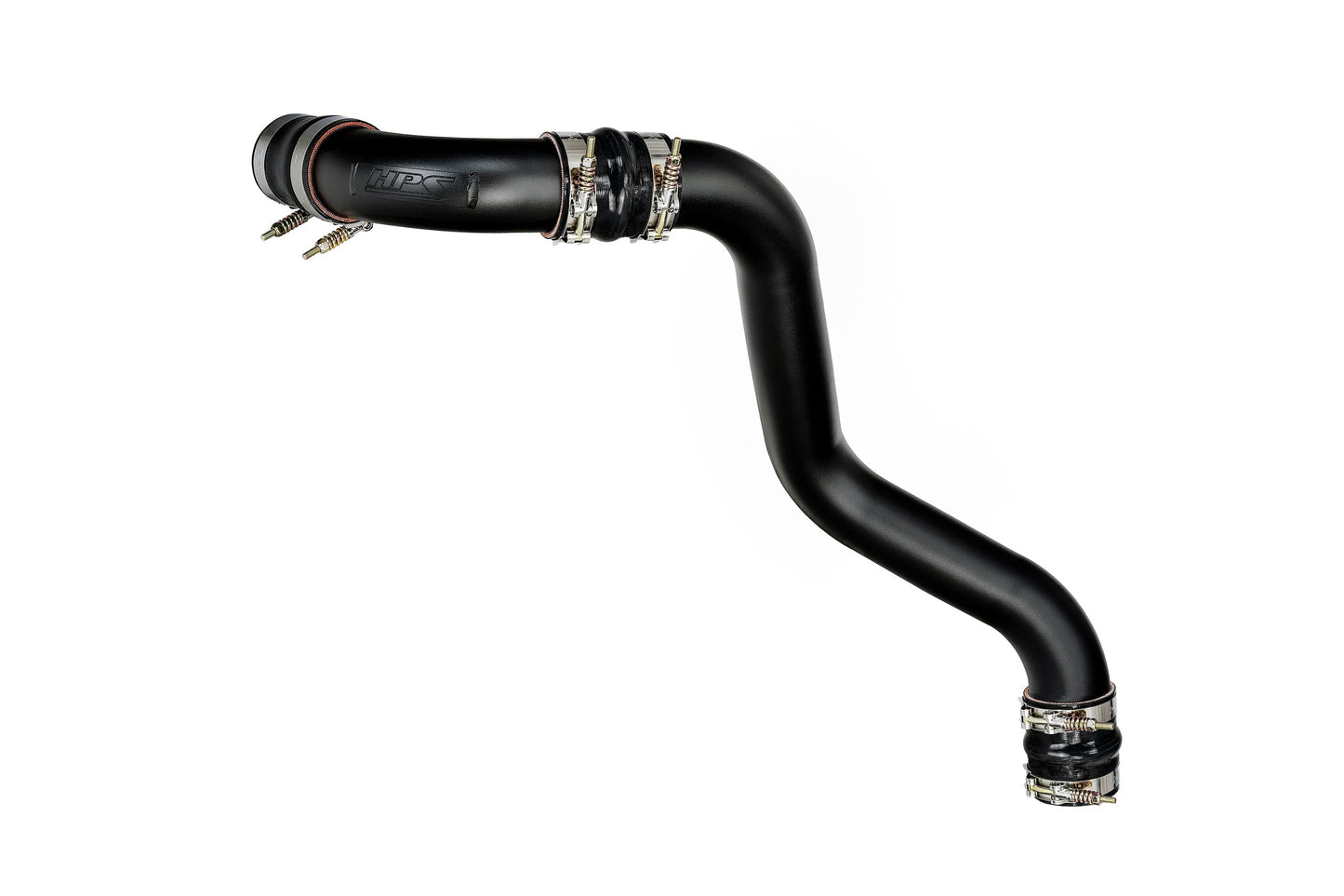 HPS Performance HPS Intercooler Charge Pipe Hot Side, 2017-2019 Chevy Silverado 2500 HD Duramax 6.6L V8 Diesel Turbo L5P, 17-146