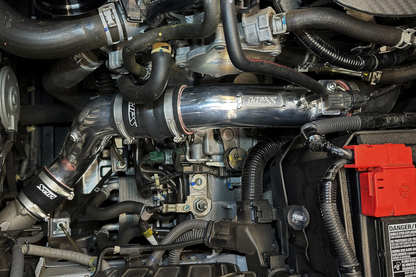 HPS Performance Products HPS Intercooler Charge Pipe Kit (Cold and Hot Side), 2024-2026 Acura Integra Type S 2.0L Turbo, 17-156