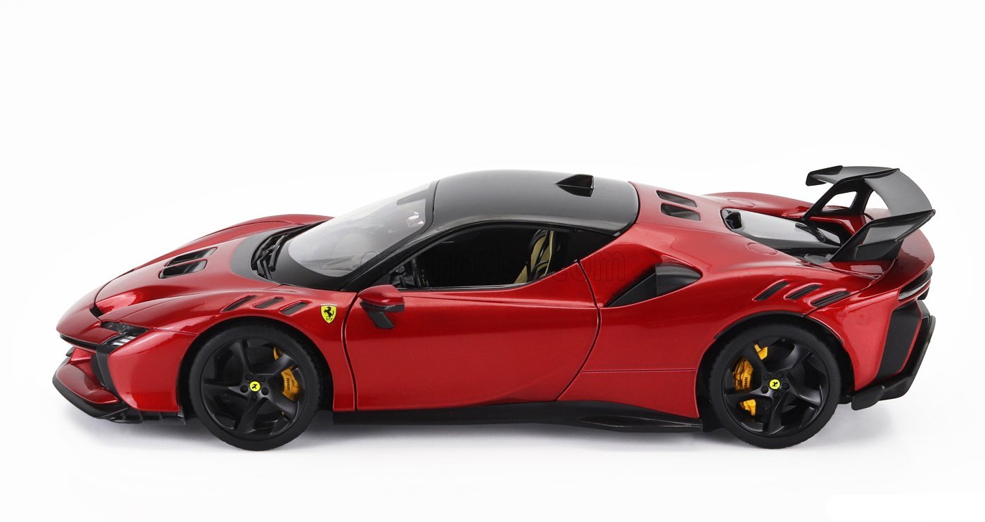 Bburago 2024 Ferrari SF90XX Stradale Rossa Magma Red Metallic 1:18