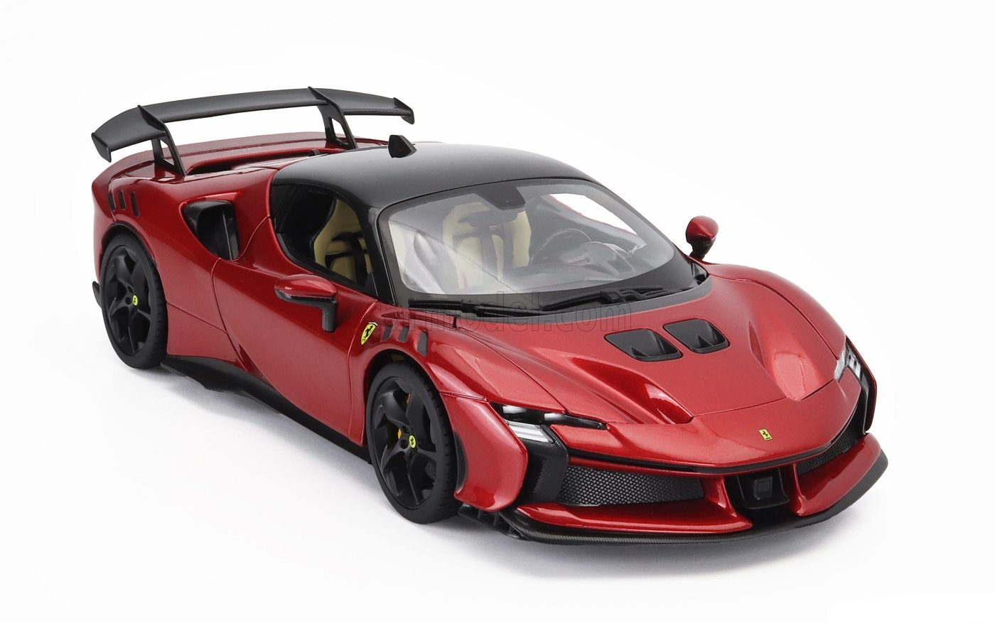 Bburago 2024 Ferrari SF90XX Stradale Rossa Magma Red Metallic 1:18