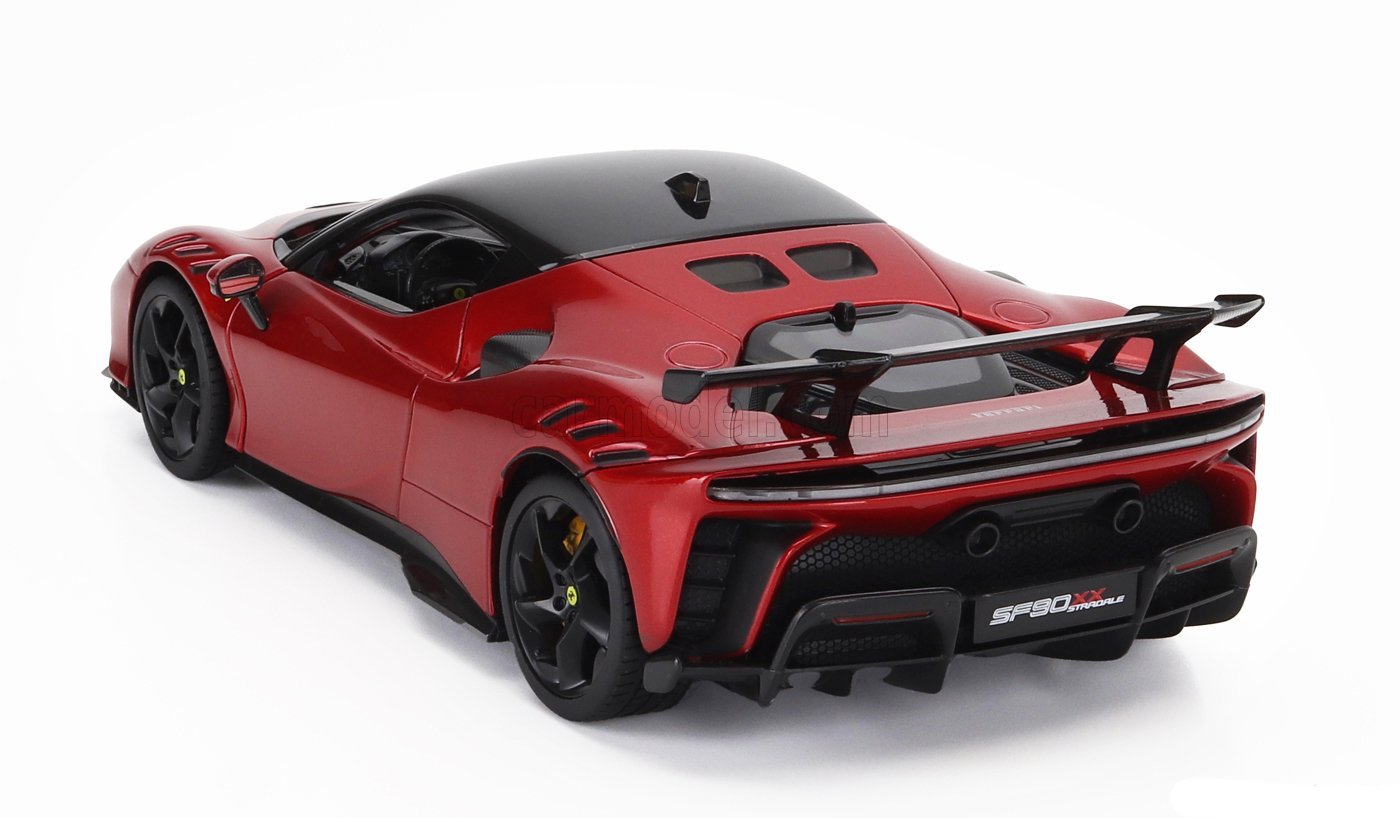 Bburago 2024 Ferrari SF90XX Stradale Rossa Magma Red Metallic 1:18