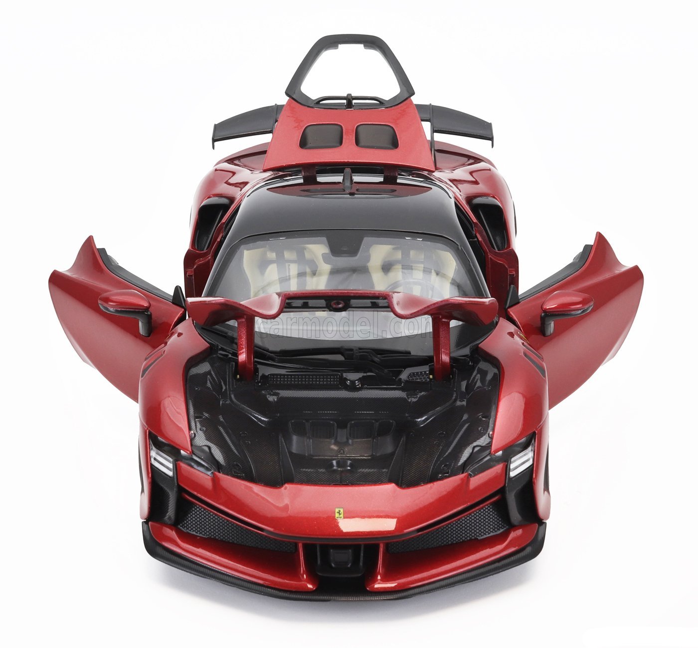Bburago 2024 Ferrari SF90XX Stradale Rossa Magma Red Metallic 1:18