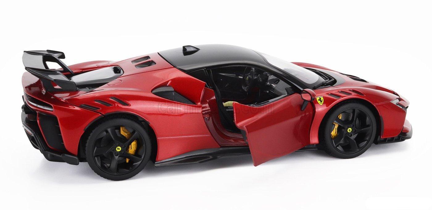 Bburago 2024 Ferrari SF90XX Stradale Rossa Magma Red Metallic 1:18