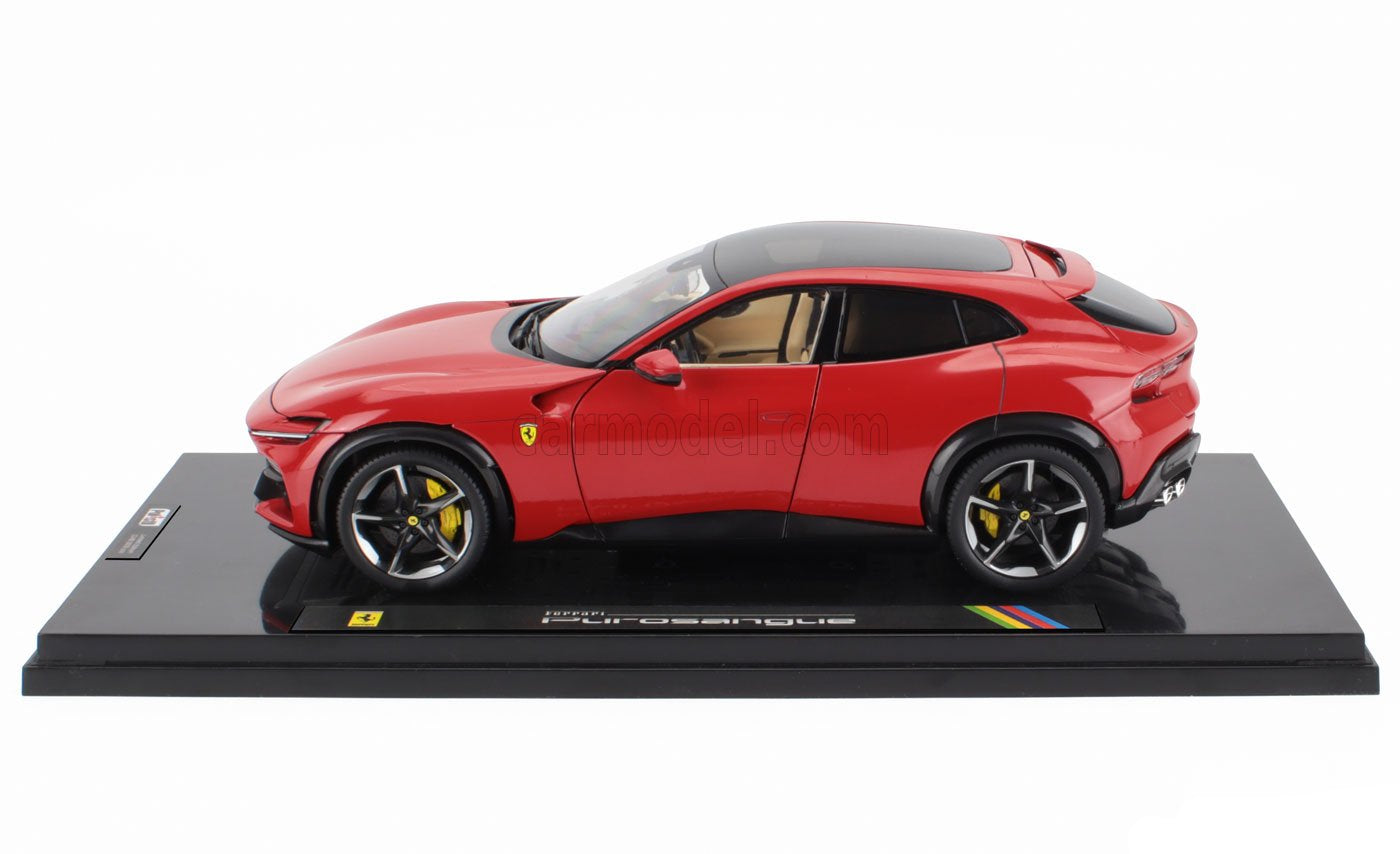 Polistil 2022 Ferrari Purosangue Rossa Corsa (Ferrari Red) High Fidelity WITH DISPLAY 1:18