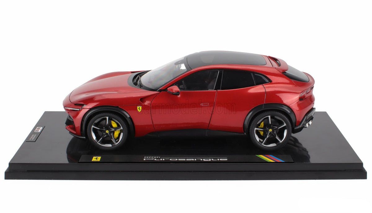 STM Diecast Polistil 2022 Ferrari Purosangue Rossa Magma (Red Metallic) High Fidelity WITH...