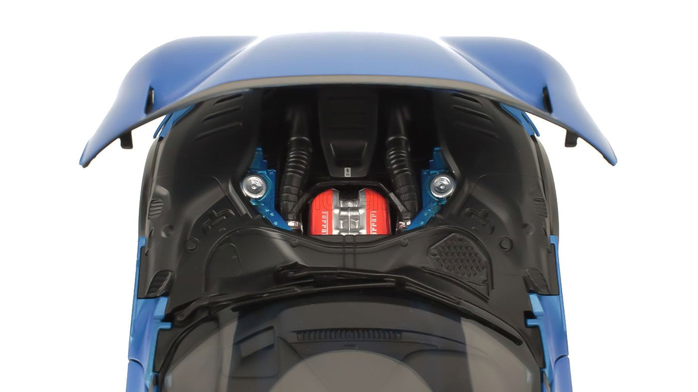 Polistil 2022 Ferrari Purosangue Blu Corsa (Blue Metallic) High Fidelity WITH DISPLAY 1:18