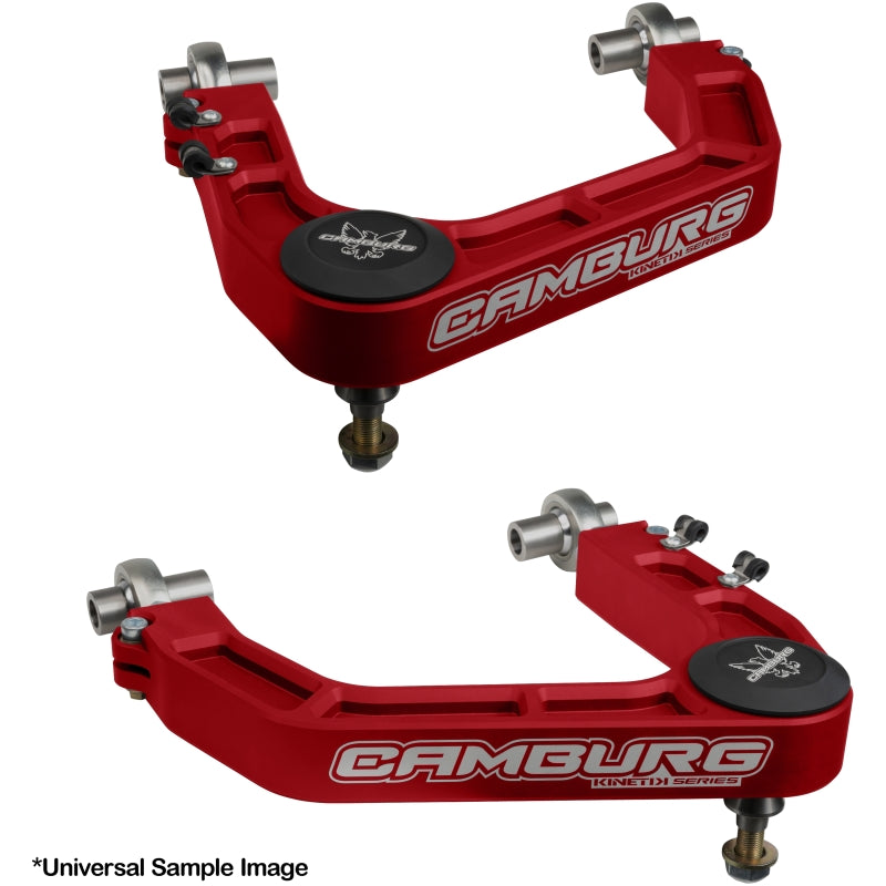 Camburg Toyota Tundra 2WD/4WD 22-23 KINETIK V2 Performance Billet Uniball Upper Arms (Red) CAM-310189-RED