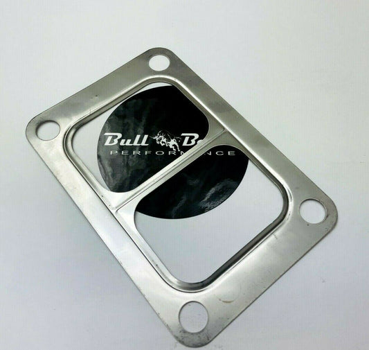 Bull Boost Performance T6 Turbo Manifold Inlet Flange Gasket Twinscroll Divided 304 Stainless Steel